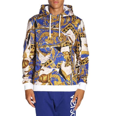 blue versace sweatsuit|farfetch versace sweaters.